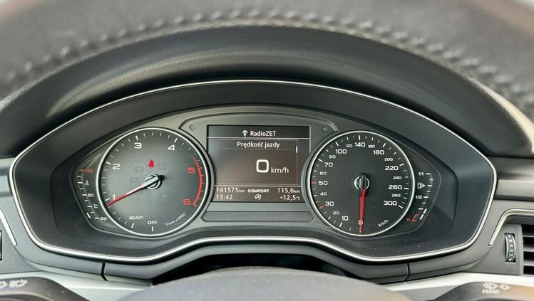 Audi A4 cena 73900 przebieg: 140000, rok produkcji 2017 z Góra małe 631